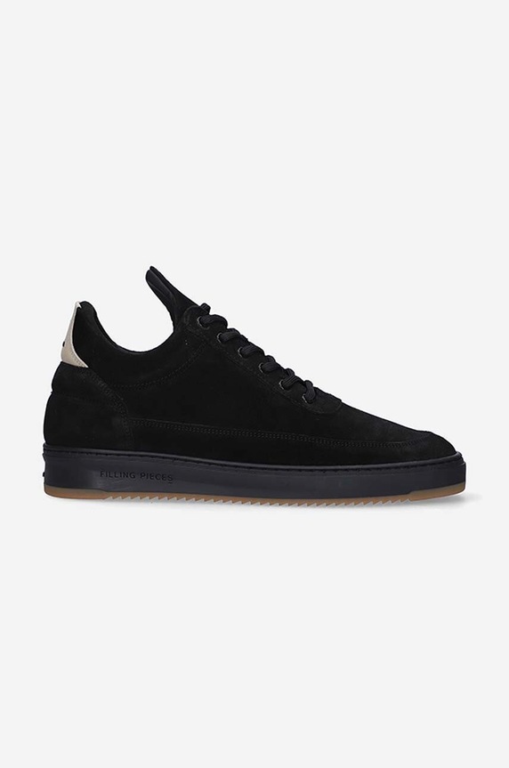 Semišové tenisky Filling Pieces Low Top Ripple Suede nízký černá 25122791861