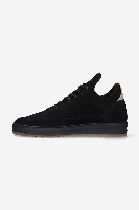 Boty Semišové tenisky Filling Pieces Low Top Ripple Suede 25122791861 černá