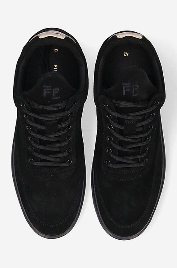 Semišové tenisky Filling Pieces Low Top Ripple Suede černá 25122791861