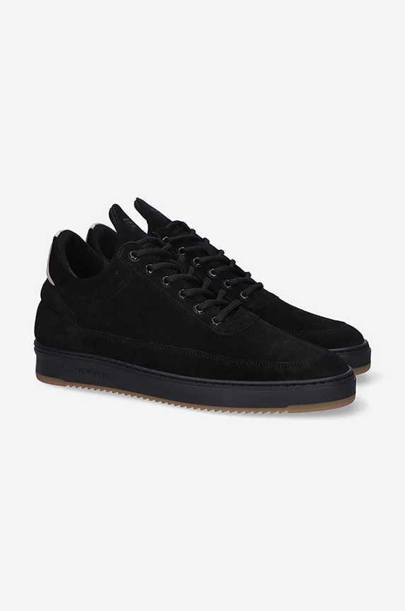 Semišové tenisky Filling Pieces Low Top Ripple Suede 25122791861 černá