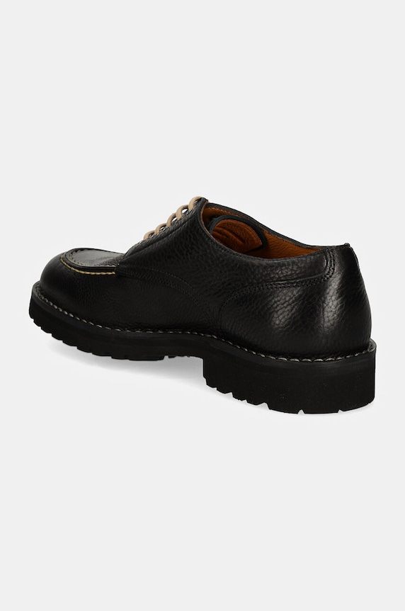 Încălțăminte Fracap pantofi de piele Postman Derby POSTMANDERBY.G190 negru