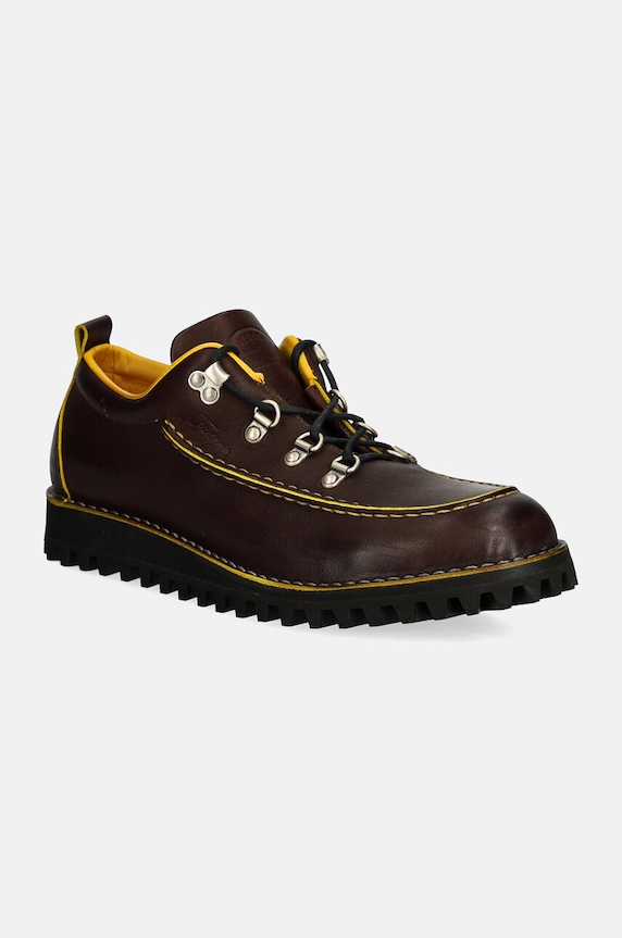 Kožené polobotky Fracap Magnifico casual hnědá MAGNIFICO.M61