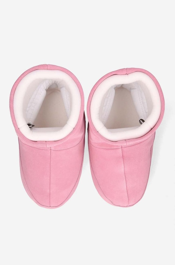 Moon Boot śniegowce zamszowe Icon Low 14094000 różowy 14094000