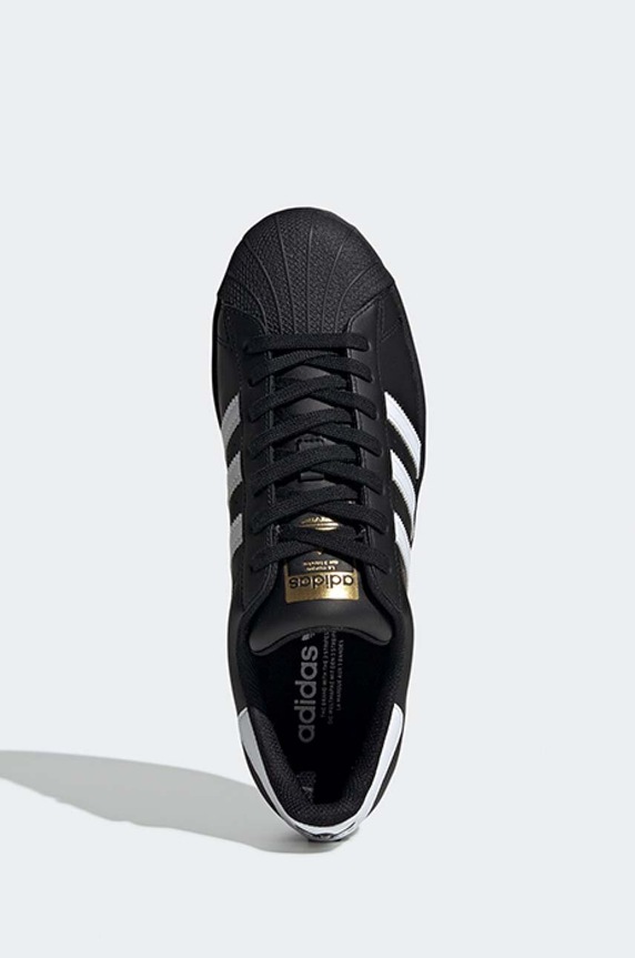 adidas Originals sneakersy skórzane Superstar 2.0 czarny EG4959