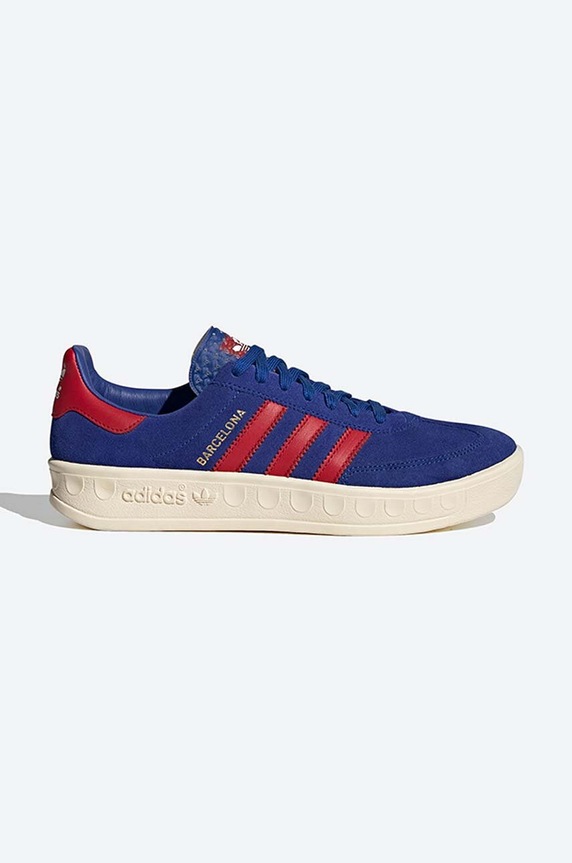 adidas Originals suede sneakers Barcelona grain leather blue FX5642