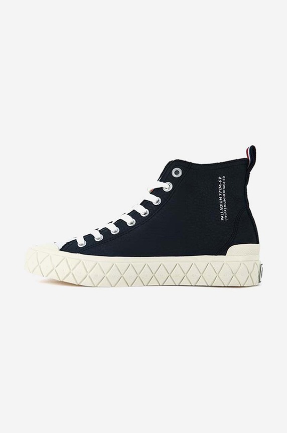 Obuv Kožené tenisky Palladium Palla Ace Mid Lth Ul 77174.002.M čierna