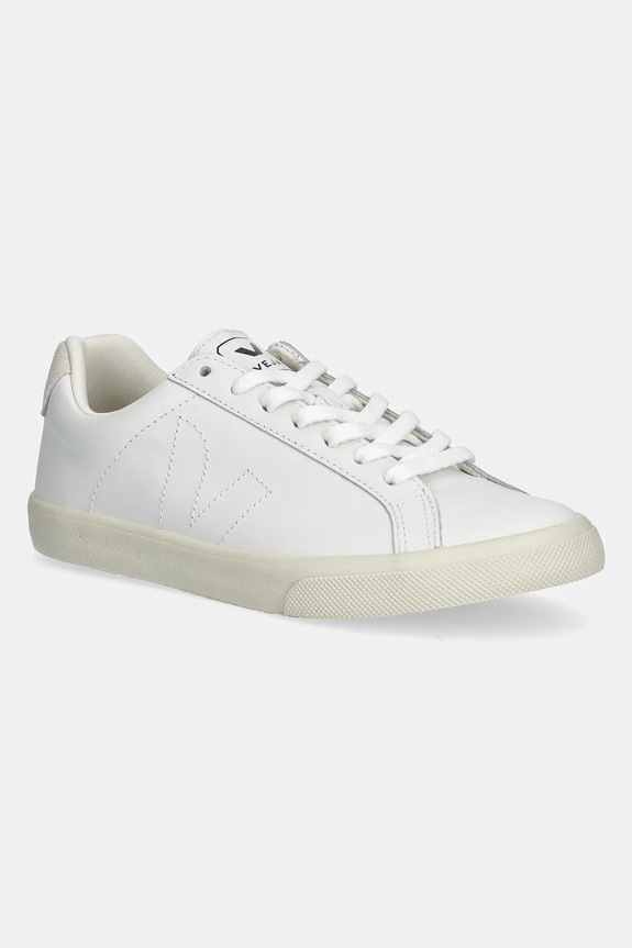 Veja sneakers in pelle Esplar Leather pelle fiore bianco EA0200001A