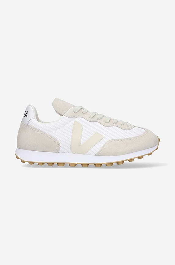 Veja sneakers Rio Branco Alveomesh pelle scamosciata beige RB012382