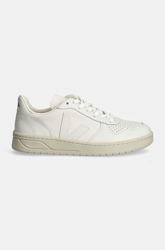 Veja bőr sportcipő V-10 Leather Extra-White VX0201270A fehér AA00