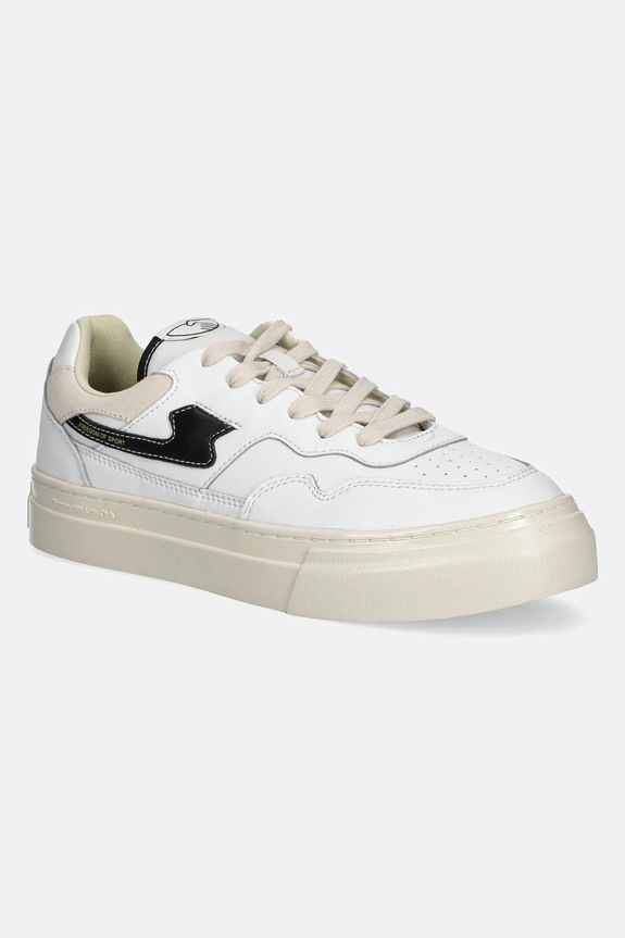 Kožené tenisky S.W.C Pearl-Strike Leather usňová koža biela YA09510
