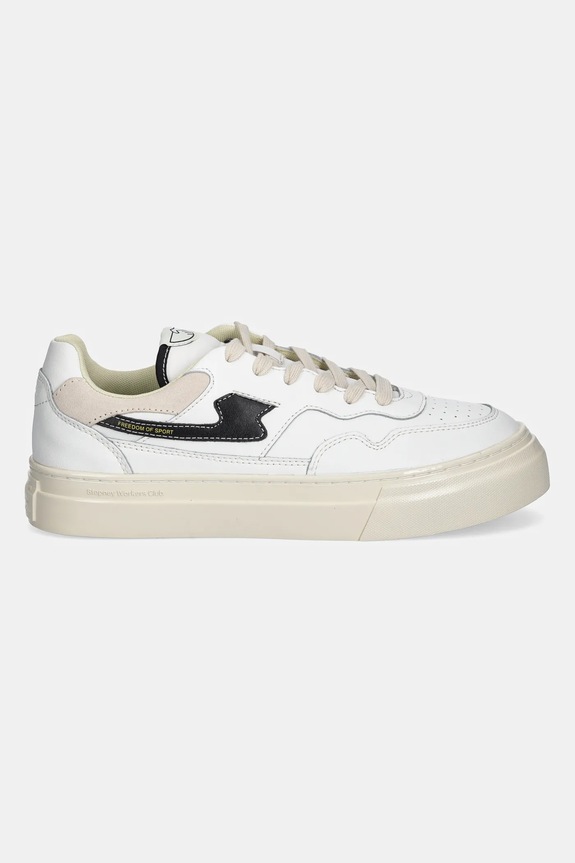 Kožené tenisky S.W.C Pearl-Strike Leather YA09510 biela AA00