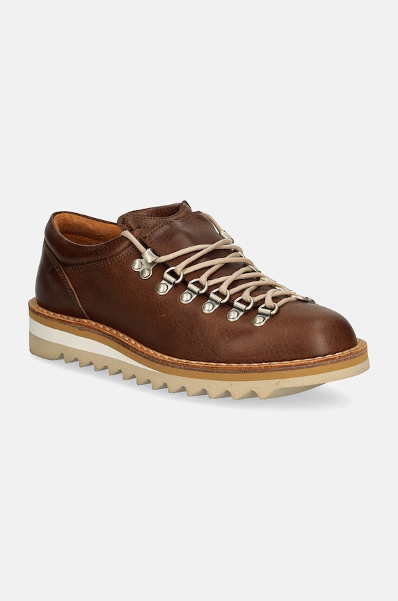 Fracap scarpe in pelle MAGNIFICO M121 flat marrone MAGNIFICO.M121