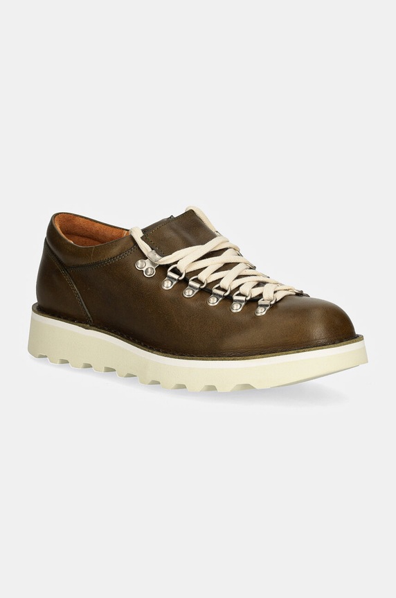 Fracap pantofi de piele MAGNIFICO M121 casual verde MAGNIFICO.M121