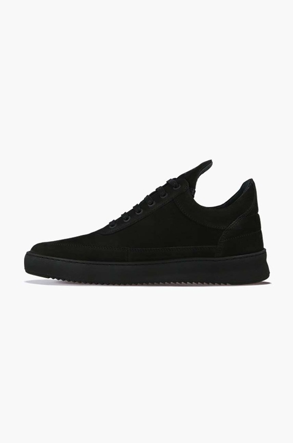 Încălțăminte Filling Pieces sneakers din piele întoarsă Low top Ripple 30425441861 negru