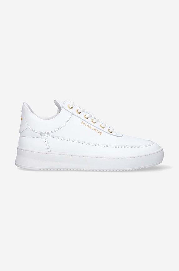 Kožené tenisky Filling Pieces Low Eva Lane plochá bílá 51326151812