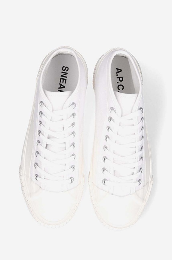 A.P.C. trampki Iggy biały COEYS.M56107