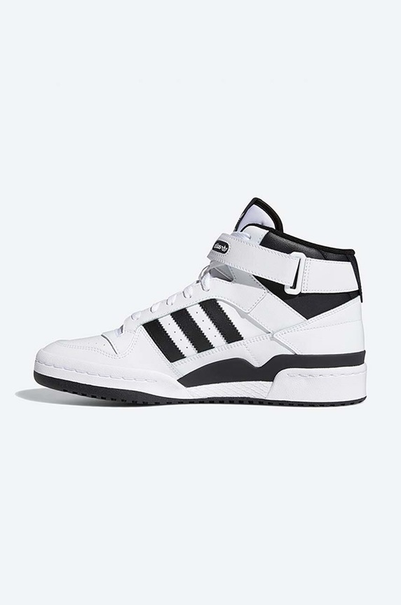 Обувь Кожаные кроссовки adidas Originals Forum Mid FY7939 белый
