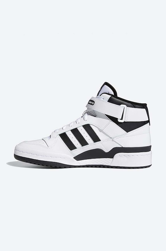 Обувь Кожаные кроссовки adidas Originals Forum Mid FY7939 белый