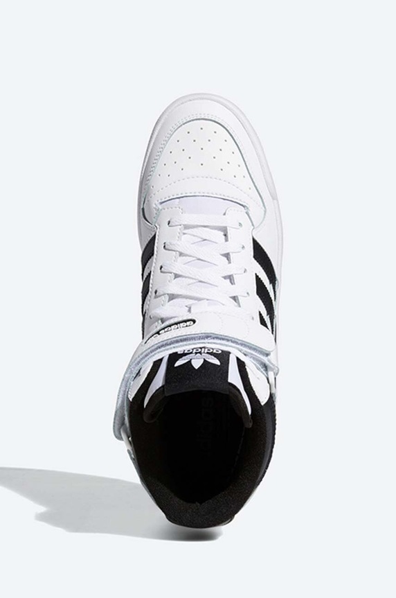 Кожаные кроссовки adidas Originals Forum Mid белый FY7939