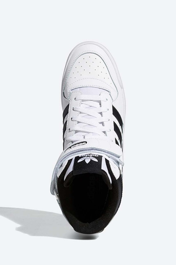 Кожаные кроссовки adidas Originals Forum Mid белый FY7939