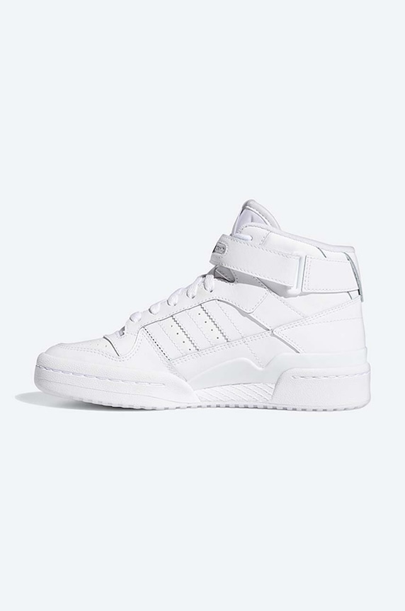 Взуття Шкіряні кросівки adidas Originals Forum Mid J FZ2086 білий