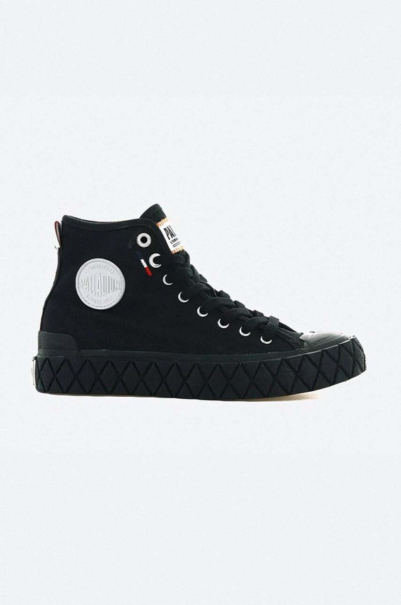 Palladium trampki Palla Ace Canvas Mid płaska czarny 77015.008.M.