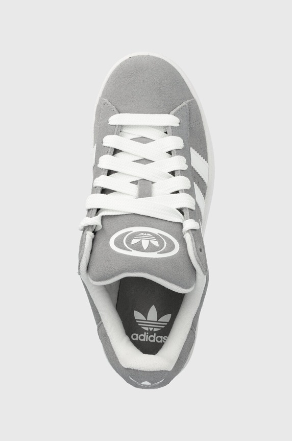 adidas Originals velúr sportcipő Campus0s szürke HQ6507