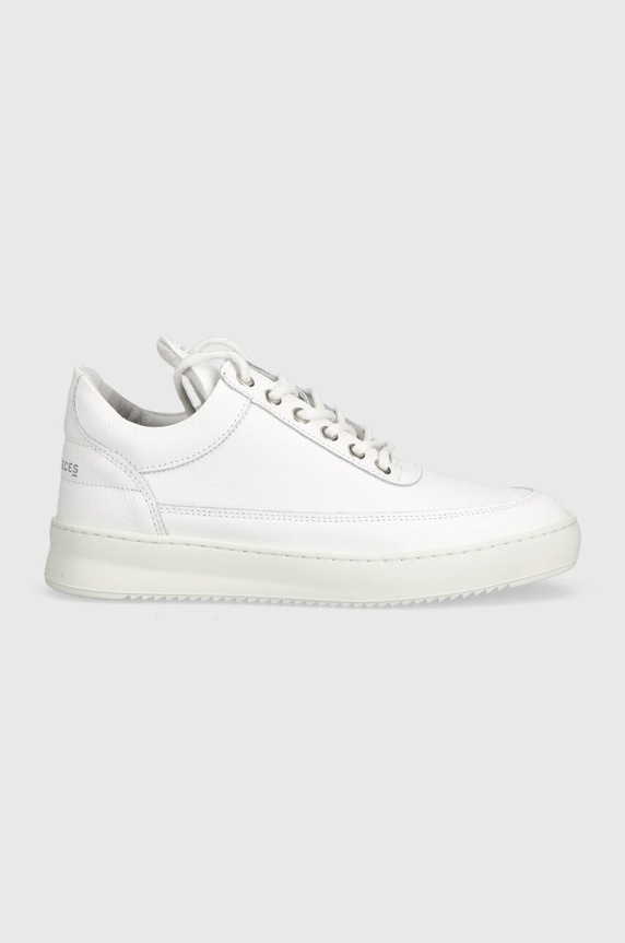Filling Pieces leather sneakers Low Top Ripple Crumbs grain leather white 25127541855