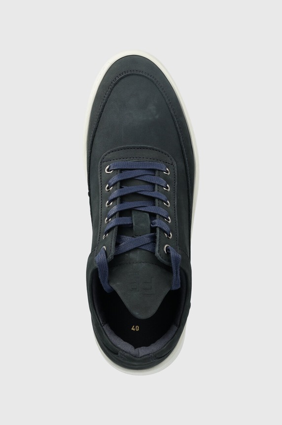 Filling Pieces suede sneakers Low Top Ripple Nubuck navy 25122842001