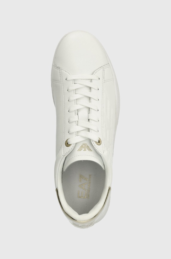 EA7 Emporio Armani sneakersy skórzane biały X8X001.XCC51.R579.