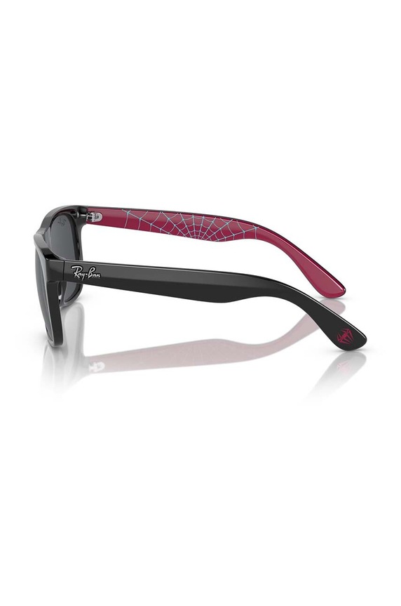 Chłopiec Ray-Ban okulary przeciwsłoneczne dziecięce JUNIOR JUSTIN 0RJ9069S.B czarny