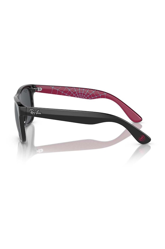 Chłopiec Ray-Ban okulary przeciwsłoneczne dziecięce JUNIOR JUSTIN 0RJ9069S.B czarny