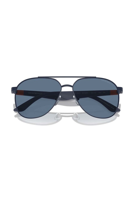 Emporio Armani okulary przeciwsłoneczne dziecięce 0EK2001 granatowy