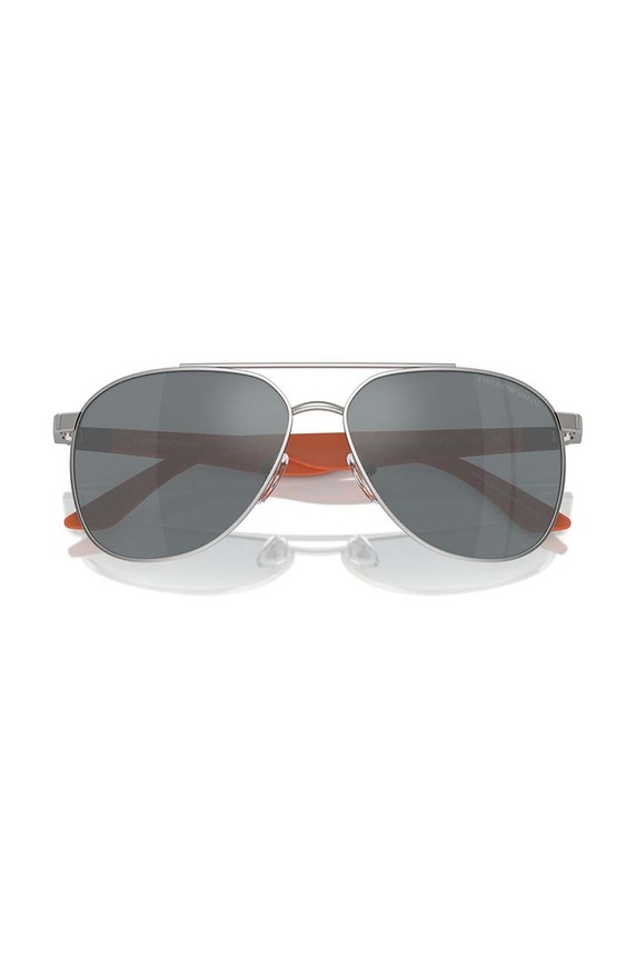 Emporio Armani okulary przeciwsłoneczne dziecięce 0EK2001 zielony
