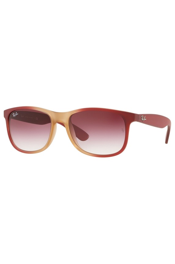 Ray-Ban - Okulary 0RB4202.63698H.55 czerwony 0RB4202.63698H.55