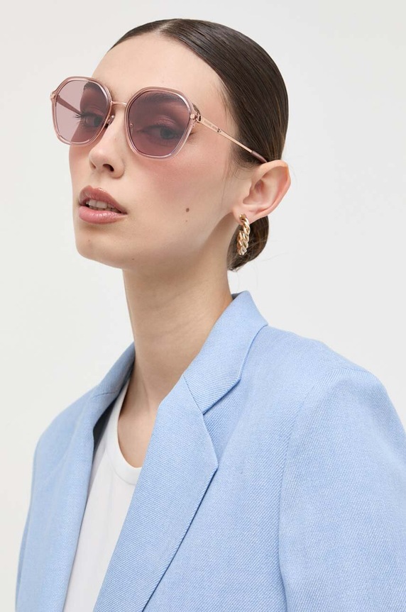Michael Kors okulary przeciwsłoneczne gradientowa różowy 0MK1114