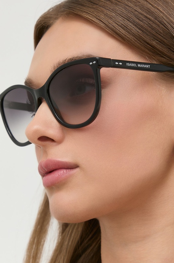 Isabel Marant okulary przeciwsłoneczne gradientowa czarny IM.0078/S