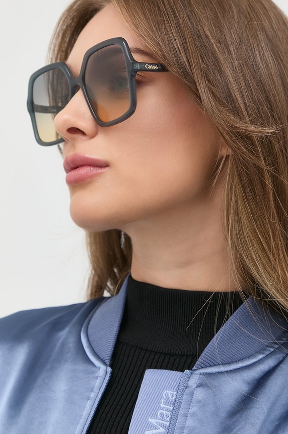 Chloé okulary przeciwsłoneczne CH0086S zielony