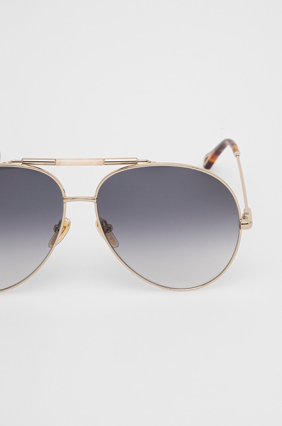Akcesoria Chloé okulary przeciwsłoneczne CH0113S złoty