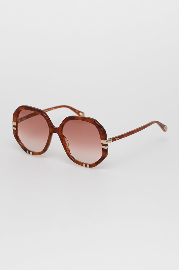 Chloé okulary przeciwsłoneczne CH0105S brązowy AA00