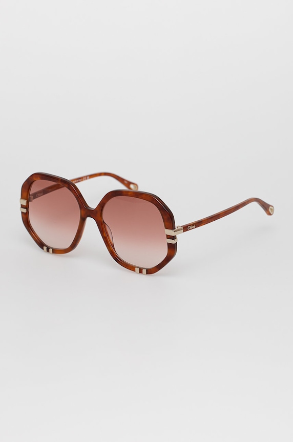 Chloé okulary przeciwsłoneczne CH0105S brązowy AA00