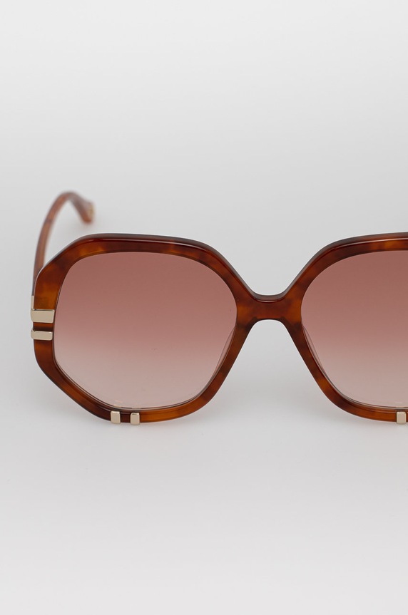 Akcesoria Chloé okulary przeciwsłoneczne CH0105S brązowy