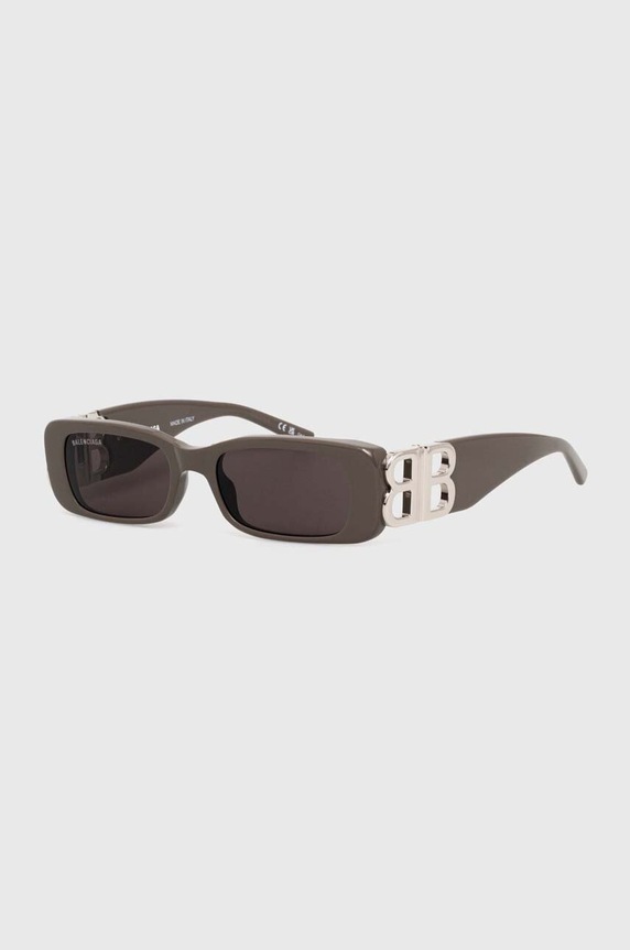 Balenciaga okulary przeciwsłoneczne BB0096S szary AA00
