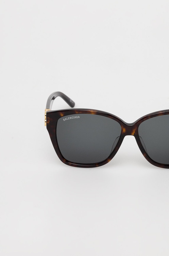 Balenciaga okulary przeciwsłoneczne BB0135SA brązowy AA00