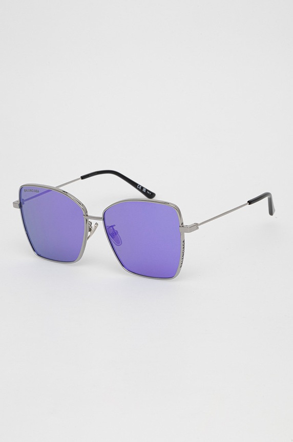 Balenciaga okulary przeciwsłoneczne BB0196SA fioletowy AA00