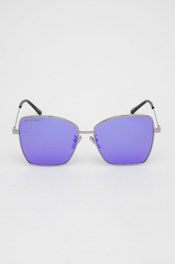 Akcesoria Balenciaga okulary przeciwsłoneczne BB0196SA fioletowy