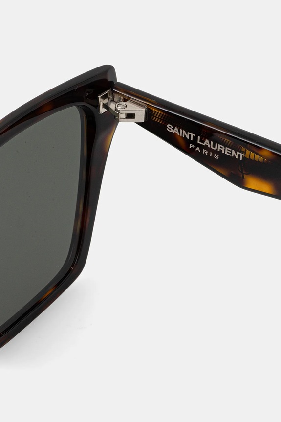 Saint Laurent okulary przeciwsłoneczne brązowy SL.M103