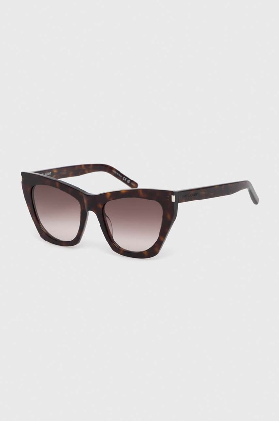 Saint Laurent okulary przeciwsłoneczne KATE SL.214.KATE brązowy AA00