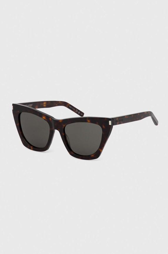 Saint Laurent okulary przeciwsłoneczne KATE SL.214.KATE brązowy AA00