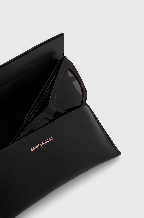 Saint Laurent okulary przeciwsłoneczne KATE brązowy SL.214.KATE